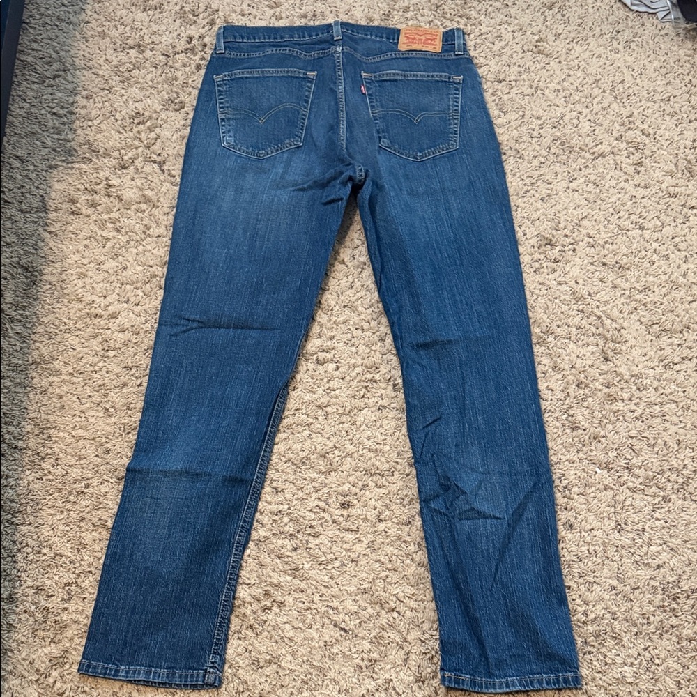 Levi's Blue Straight-Leg Jeans - Picture 3 of 7